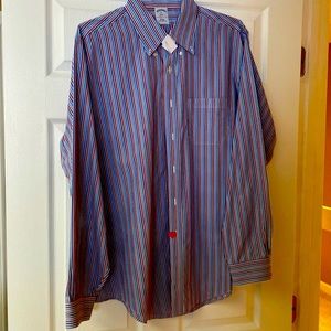 Brooks Brothers 346. XL, Slim fit, non iron, all cotton.